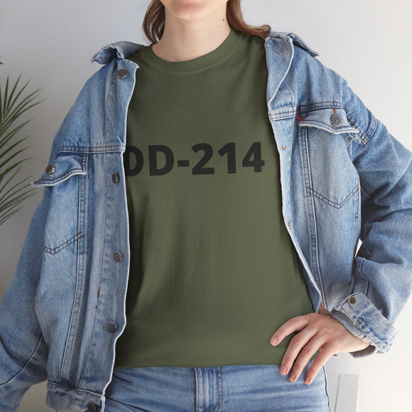 DD Form 214 Unisex Heavy Cotton Tee