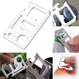 11 in 1 Multifunction Survival Credit Card Knife