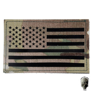Velcro backed American Flag Embroidered Patch
